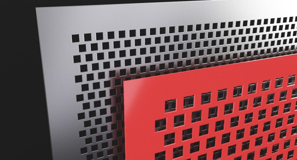 Лист перфорированный алюминиевый Qv 10-14 1х1000х2000 мм