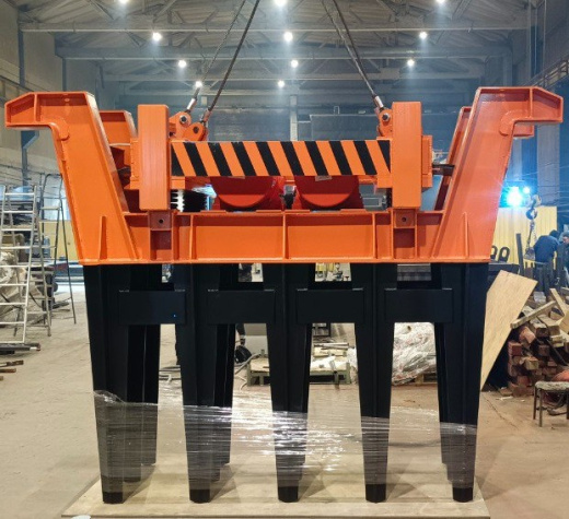 Виброразгрузчик для выгрузки смерзшегося сыпучего груза из ж/д полувагонов СО-265 / СО-265ИВ