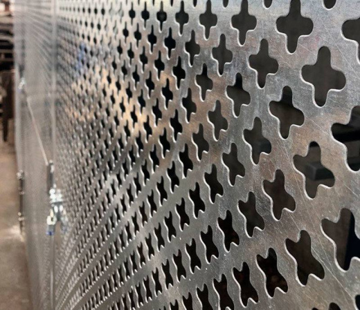 Лист перфорированный алюминиевый Nr152 18-21 1х1000х2000 мм